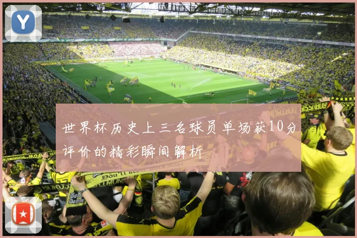 世界杯历史上三名球员单场获10分评价的精彩瞬间解析